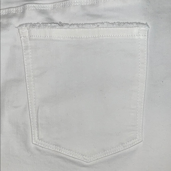 White House Black Market Distressed Denim Skirt - Picture 11 of 12